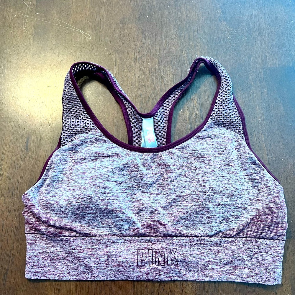 Pink Sports bra